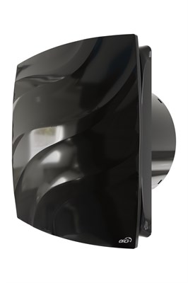 Вентилятор вытяжной  D120 WAVE Black classic ERA 555814