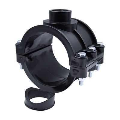 Седелка ПЭ с внут. труб. резьбой 160 - 1 1/4"  6 болтов (обж.) SPEKTR 555753