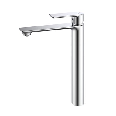 Смеситель для раковины 35к Milardo MAZBN01M01 "Maze" высокий, литой, нерж. сталь,  п/гайку, САТИН 555839