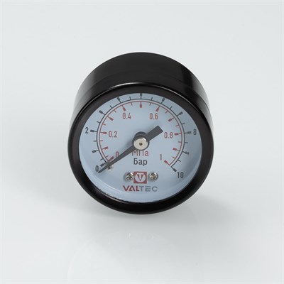Манометр-индикатор 40х1/8 10 бар (осевое подключение) VALTEC VT.TM40.T.01 555875