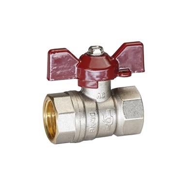 Кран шаровой 1/2'' вн/вн бабочка TEMPER 555972