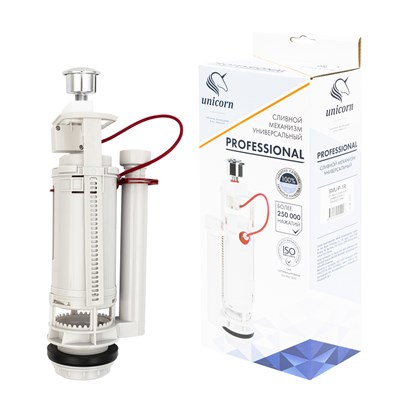 Колонка сливная UNICORN кнопка хром, однорежимная, универсальная SMU/P_1R 556702