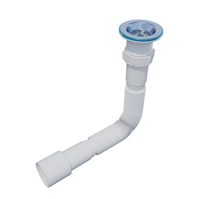 Гофросифон 1 1/2"*40*50 (800мм) GS7080 ИНКОПЛАСТ (винт М6*80) 556502