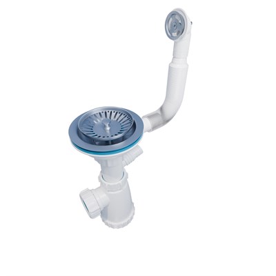 Сифон 3 1/2*40 с носиком и круглым переливом BKS3000W ИНКОПЛАСТ 556505