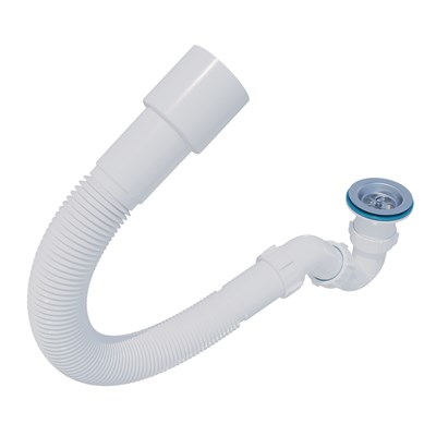 Сифон для душ. поддона 40*40 с гофрой 40*40*50 (1450мм) BT80145 ИНКОПЛАСТ 556537