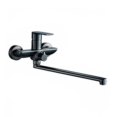 Смеситель для ванны и раковины 35к HB22505-3  HAIBA див корп L-нос оружейная сталь 556758