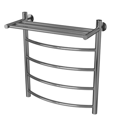 Полотенцесушитель MIXLINE CAPELLA  60х50 (1/2'' ВР, 4 перекладины + ПОЛКА) водяной 556265