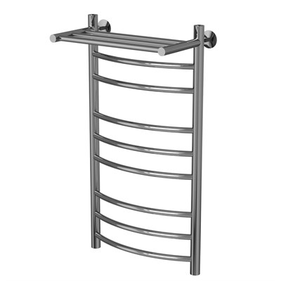 Полотенцесушитель MIXLINE CAPELLA  80х40 г2 (1/2'' ВР, 8 перекладин + ПОЛКА) водяной 556279