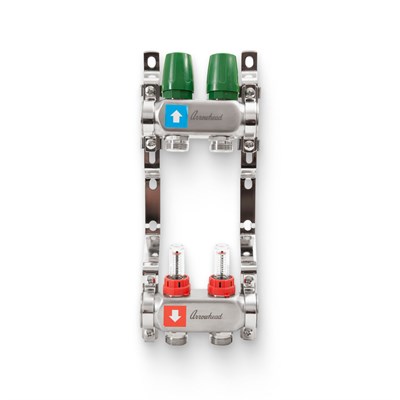 Коллектор из нержавеющей стали с расходомерами  2 вых. 868768