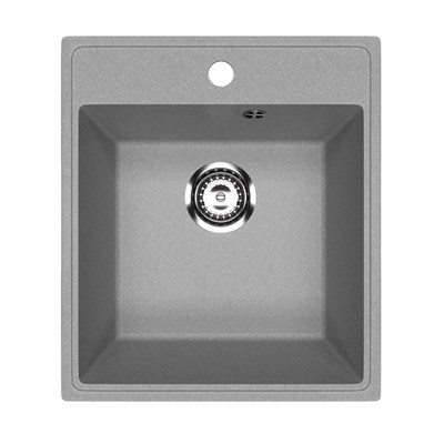 Мойкa ML-GMU02 УЛЬТРА прямоугольная, серый камень, 425*485 мм (глуб. чаши 175) 556715