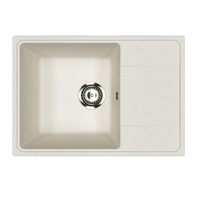 Мойкa ML-GMU06 УЛЬТРА с крылом, белый камень, 600*420 мм (глуб. чаши 170) 556729