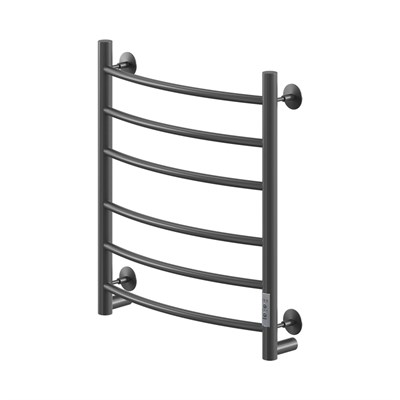 Полотенцесушитель MIXLINE CAPELLA  60х50 (таймер, 253 Вт, 6 перекладин) электрический ЧЕРНЫЙ 556410