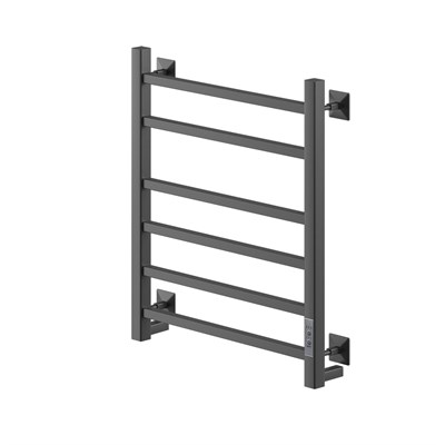 Полотенцесушитель MIXLINE FORTUNE  60х50 (таймер, 323 Вт, 6 перекладин) электрический ЧЕРНЫЙ 556373