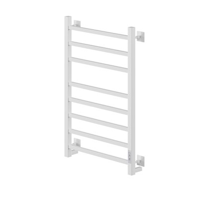 Полотенцесушитель MIXLINE FORTUNE  80х50 (таймер, 425 Вт, 8 перекладин) электрический БЕЛЫЙ 556379