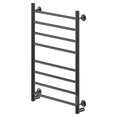 Полотенцесушитель MIXLINE VEGA  80х50 (таймер, 318 Вт, 8 перекладин) электрический ЧЕРНЫЙ 556424