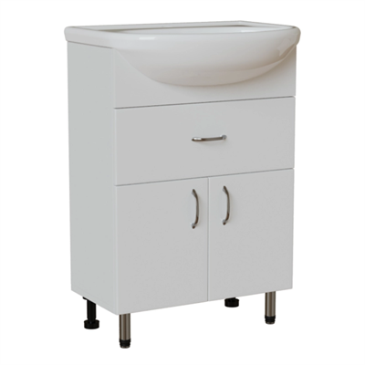 Тумба д/ванной "МИСТРАЛЬ-60" под рак.Уют-60 (ROSA) (ПВХ) (разбор) 556883