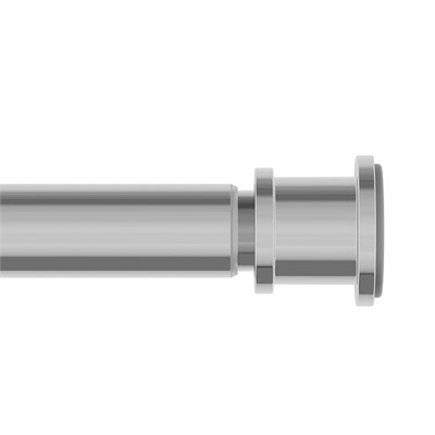 Карниз для ванной хром глянцевый 1,10*-2,00 см  Elegante IDDIS  RSC0120i14 без колец 556906