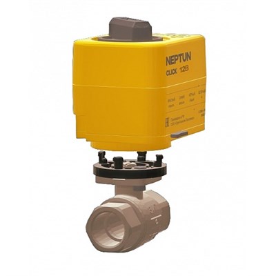 Кран с электроприводом Bugatti Click 12В 3/4" NEPTUN 557242