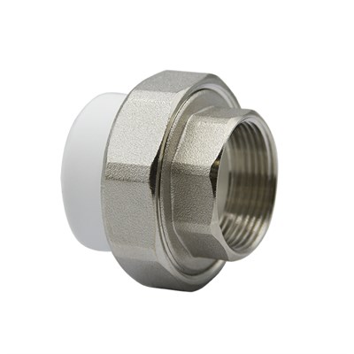 Муфта комб. разъемная, вн 50х1 1/2" EVER® plast  БЕЛЫЙ (Россия) УСИЛЕННАЯ 557198