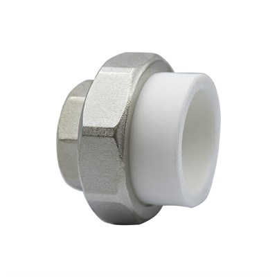 Муфта комб. разъемная, вн 63х2" EVER® plast  БЕЛЫЙ (Россия) УСИЛЕННАЯ 557199