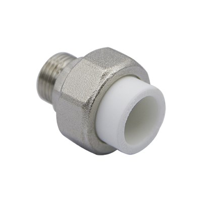 Муфта комб. разъемная, нар 20х1/2'' EVER® plast  БЕЛЫЙ (Россия) УСИЛЕННАЯ 557200