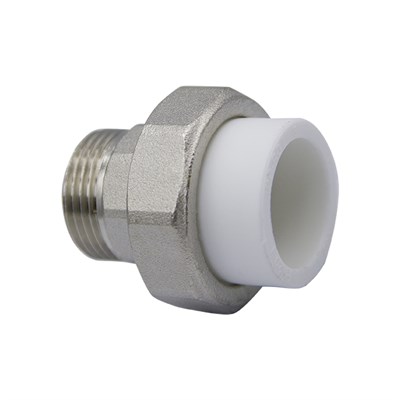 Муфта комб. разъемная, нар 32х1'' EVER® plast  БЕЛЫЙ (Россия) УСИЛЕННАЯ 557202