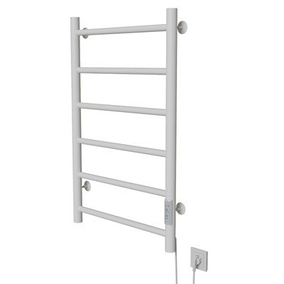 Полотенцесушитель MIXLINE VEGA  80х50 (таймер, 289 Вт, 6 перекладин) электрический БЕЛЫЙ 556348