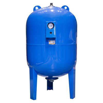 Бак расширительный 200л для водоснабжения (присоединение 1 1/2")  с манометром VRT® (вертикальный) 555849