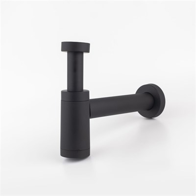 Сифон 1 1/4*40 Ani без выпуска с трубой 40*40 BRB1004BL АНИ пласт ЧЕРНЫЙ 557245