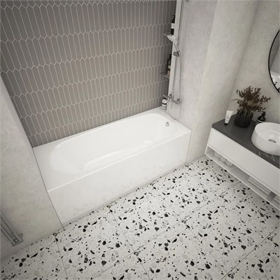Ванна акриловая  1,7*0,7 "Шторм"  (каркас+экран) (Метакам_V.One) 557316