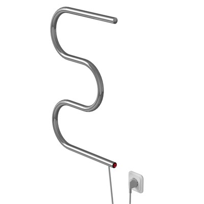 Полотенцесушитель MIXLINE SIMPLE M 60x40 (кнопочный выкл, 184 Вт) ХРОМ 556801