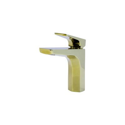 Смеситель для раковины 35к HB10726-5 HAIBA б/отв п/гайку ЗОЛОТОЙ 557402