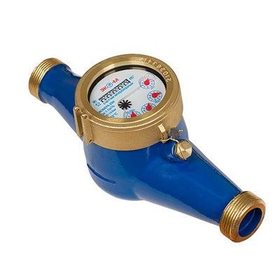 Счетчик для воды СХВ-25М мокроходный С ГЛИЦЕРИНОМ (монтаж. длина 260мм, с монт.комп.) ЭКОМЕРА 557508