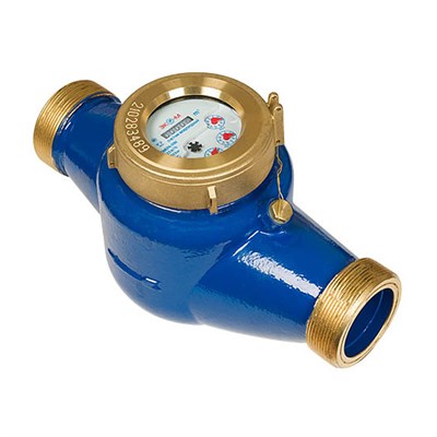 Счетчик для воды СХВ-50М мокроходный С ГЛИЦЕРИНОМ (монтаж. длина 300мм, с монт.комп.) ЭКОМЕРА 557513