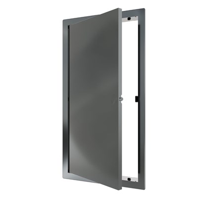 Люк ревизионный пластиковый нажимной  172*322 с  фланцем 150*300  L1530N Gray EVECS 557514