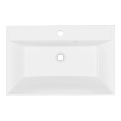 Раковина накладная "ЛАЙН-60" белая (MIXLINE) 553001