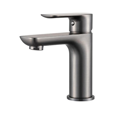 Смеситель для раковины 35к G1048-9 GAPPO литой, п/гайку, ОРУЖЕЙНАЯ СТАЛЬ 557641