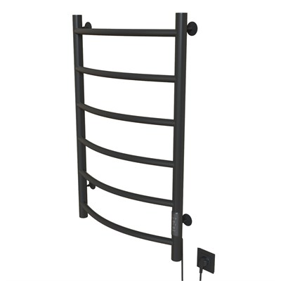 Полотенцесушитель MIXLINE CAPELLA  80х50 (таймер, 253 Вт, 6 перекладин) электрический ГРАФИТ 557647