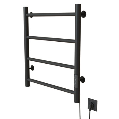 Полотенцесушитель MIXLINE VEGA  60х50 (таймер, 201 Вт, 4 перекладины) электрический ГРАФИТ 557652