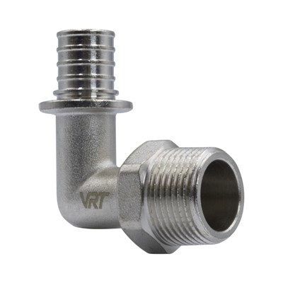 Уголок аксиальный 20 (2,8) х 3/4'' с наружной резьбой VRT® 556864