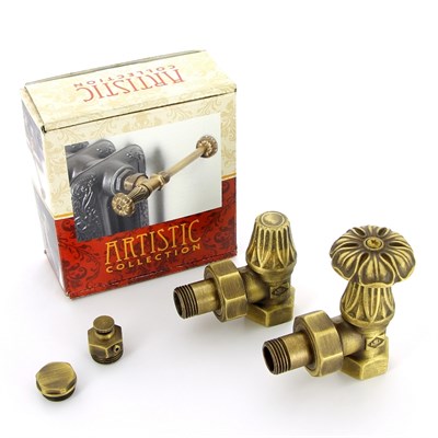 Комплект подключения угловой НВ 1/2" для радиатора, Artistic 880369