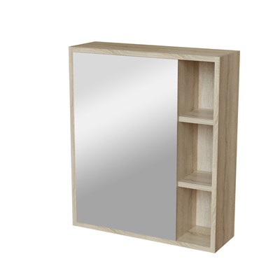 Зеркальный шкаф "МИЛТОН-60" Дуб сонома (ЛДСП) 557615