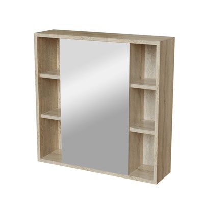 Зеркальный шкаф "МИЛТОН-70" Дуб сонома (ЛДСП) 557616