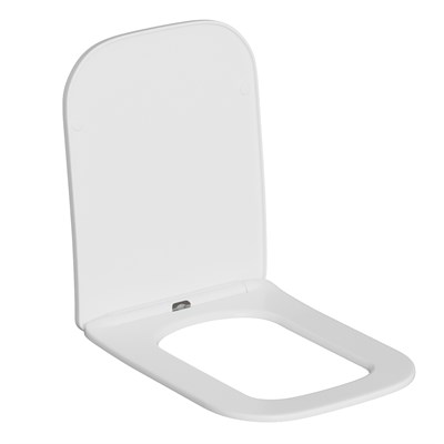 Сиденье для унитаза  WAVE EGO дюропласт, микролифт, БЕЛЫЙ глянец 557192