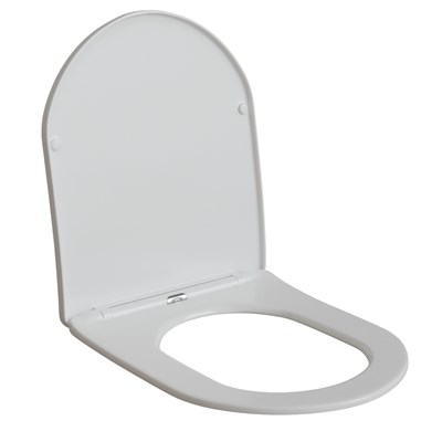 Сиденье для унитаза  WAVE PRIME дюропласт, микролифт, БЕЛЫЙ глянец 557191