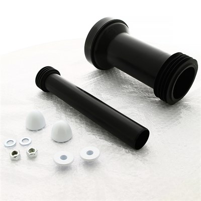 Комплект соединительный L=304 мм, вх/вых=45/59 мм с манж., бел. заглушки, труба L=265 мм, 90/110 мм 861568