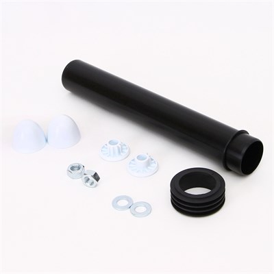 Комплект соединительный L=304 мм, вх/вых=45/59 мм с манжетой, креп. гайками и белыми заглушками 857874