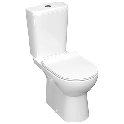 Унитаз-компакт "Альбано" R Slim безободковый (ниж.подв.,гор. выпуск, сид.полип.2кн.арм.) КЕРАМИН 557980