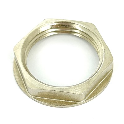 Контргайка 1" никелированная 883416