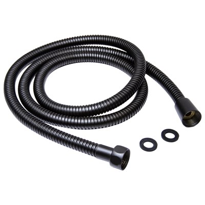 Шланг душевой 175 см имп/кон, EPDM, нерж.сталь ЧЕРНЫЙ МАТОВЫЙ  MIXLINE MIX-2-175 (коробка) 557320